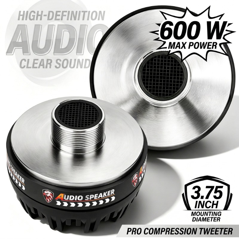 Audio Home Cinema - ลำโพงทวีตเตอร์ไทเทเนียมขนาด 3.75 นิ้ว 2 ชิ้น 600